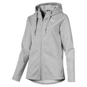 PUMA Modern Sport FZ Logo Hoody Damen Sweatshirt Kapuzenpullover Full Zip