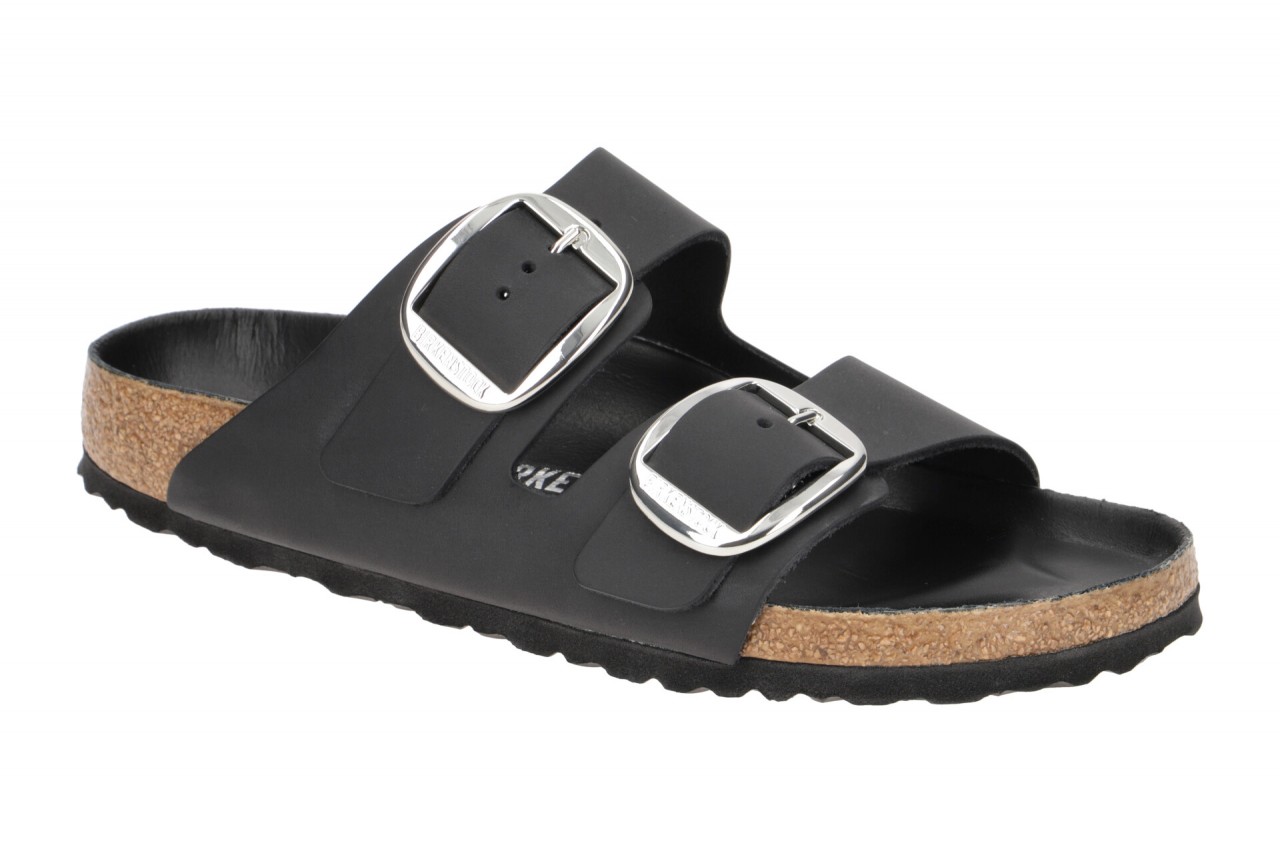 Birkenstock ARIZONA BIG BUCKLE 1011075 schwarz - Pantolette f?r Damen 1 Birkenstock ARIZONA BIG BUCKLE 1011075 schwarz - Pantolette f?r Damen