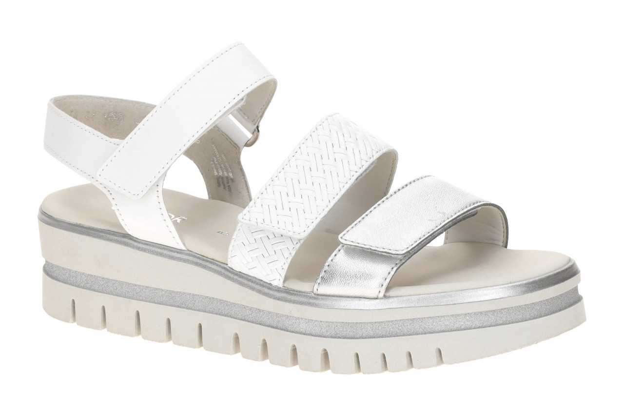 Gabor 84.620.21 wei? - Riemchen Sandale f?r Damen 1 Gabor 84.620.21 wei? - Riemchen Sandale f?r Damen