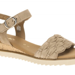 Gabor 82.758.30 beige - Riemchen Sandale f?r Damen