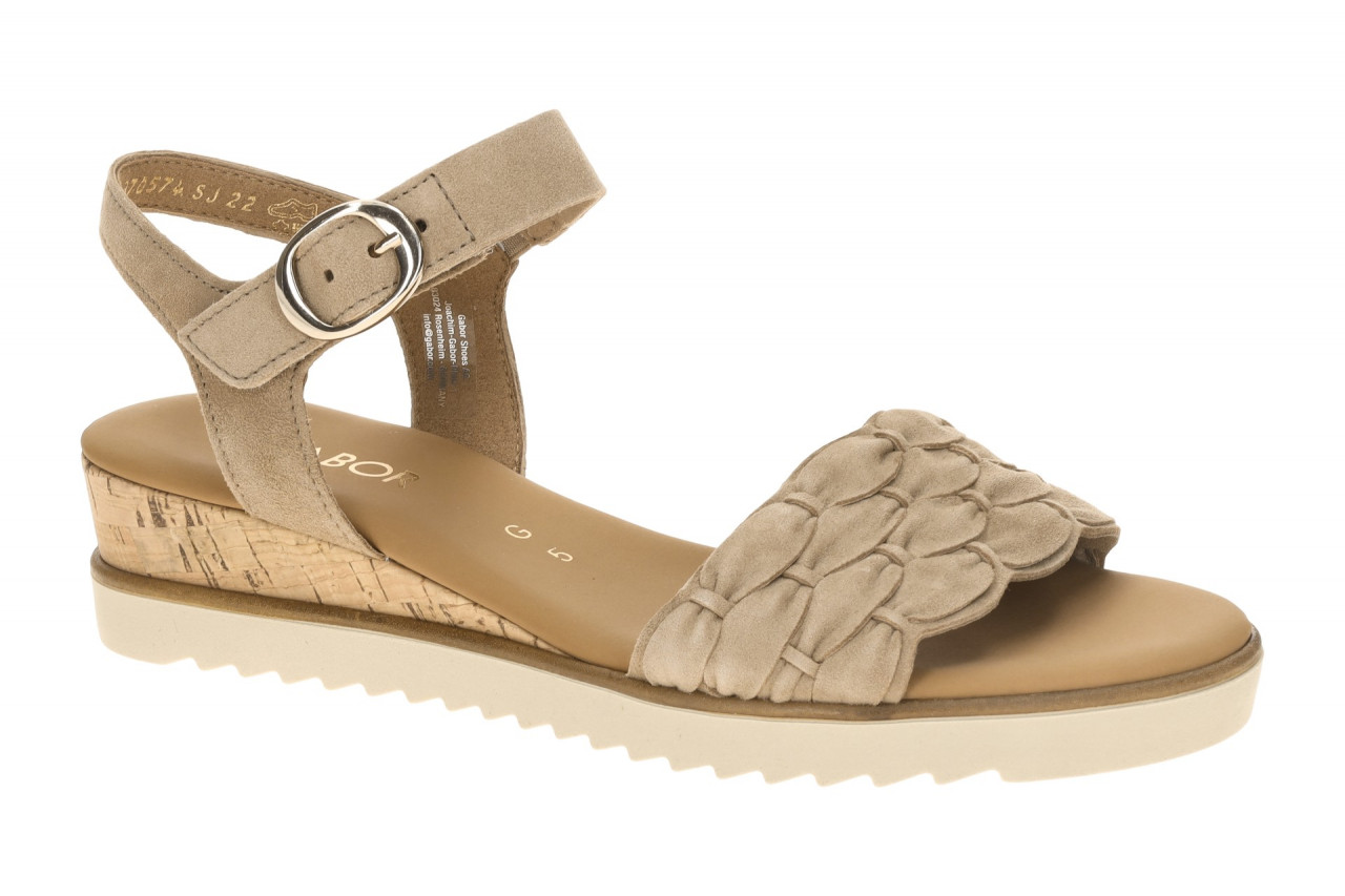 Gabor 82.758.30 beige - Riemchen Sandale f?r Damen 1 Gabor 82.758.30 beige - Riemchen Sandale f?r Damen