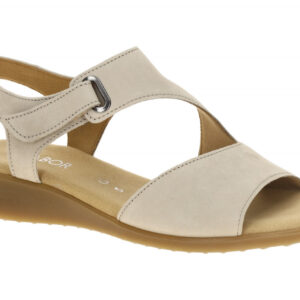Gabor 82.803.43 grau - Riemchen Sandale f?r Damen
