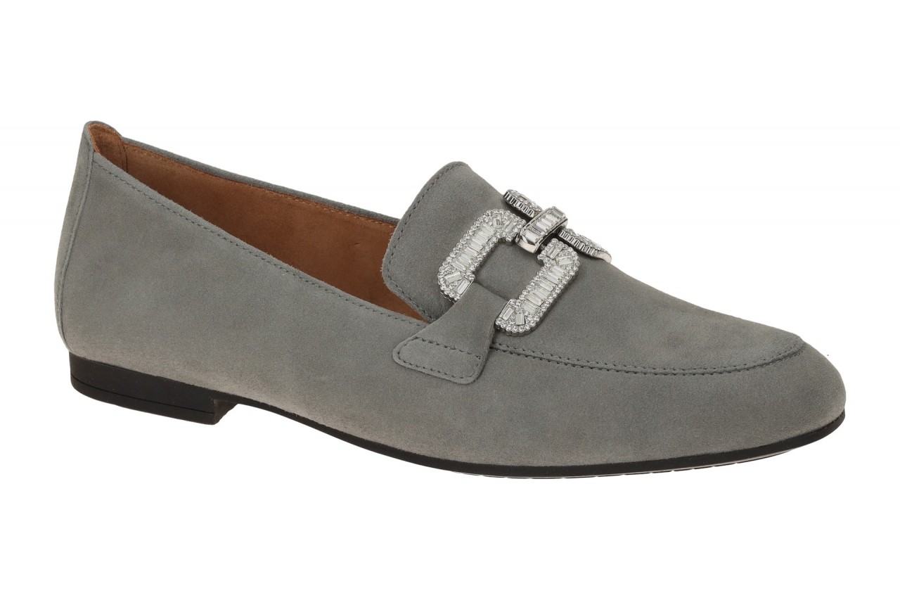 Gabor 65.210.19 grau - elegante Slipper f?r Damen 1 Gabor 65.210.19 grau - elegante Slipper f?r Damen