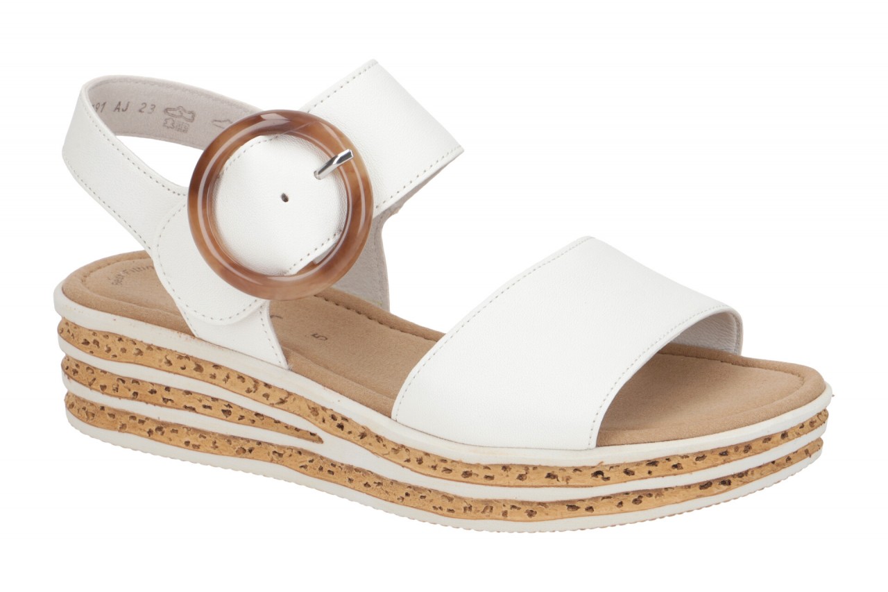 Gabor 84.550.20 wei? - Riemchen Sandale f?r Damen 1 Gabor 84.550.20 wei? - Riemchen Sandale f?r Damen