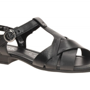 Gabor 82.794.57 schwarz - Riemchen Sandale f?r Damen