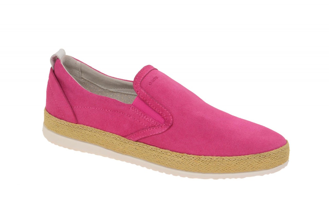 Geox Respira Maedrys Damen Slipper in pink Espandrille 1 Geox Respira Maedrys Damen Slipper in pink Espandrille