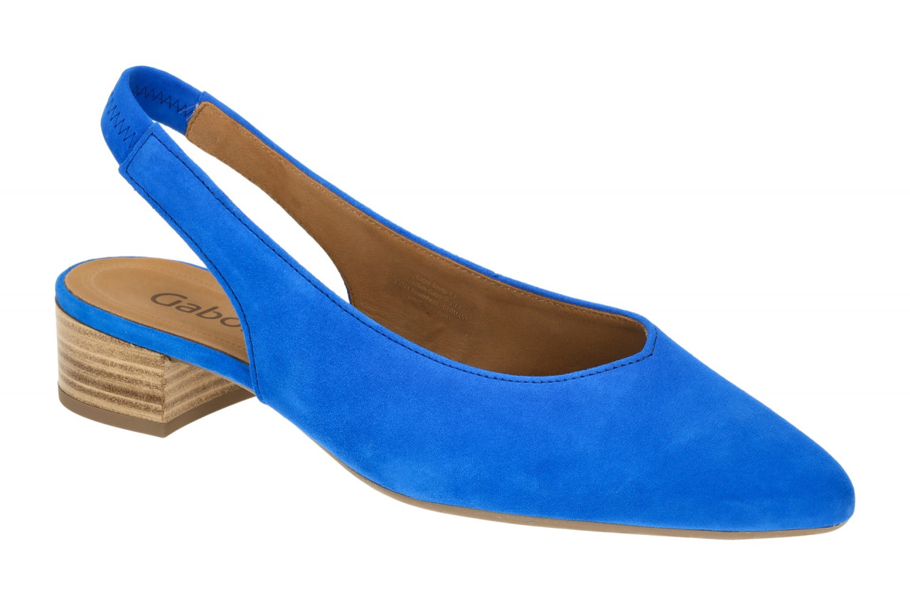 Gabor 61.520.18 blau - Sling Pumps f?r Damen 1 Gabor 61.520.18 blau - Sling Pumps f?r Damen