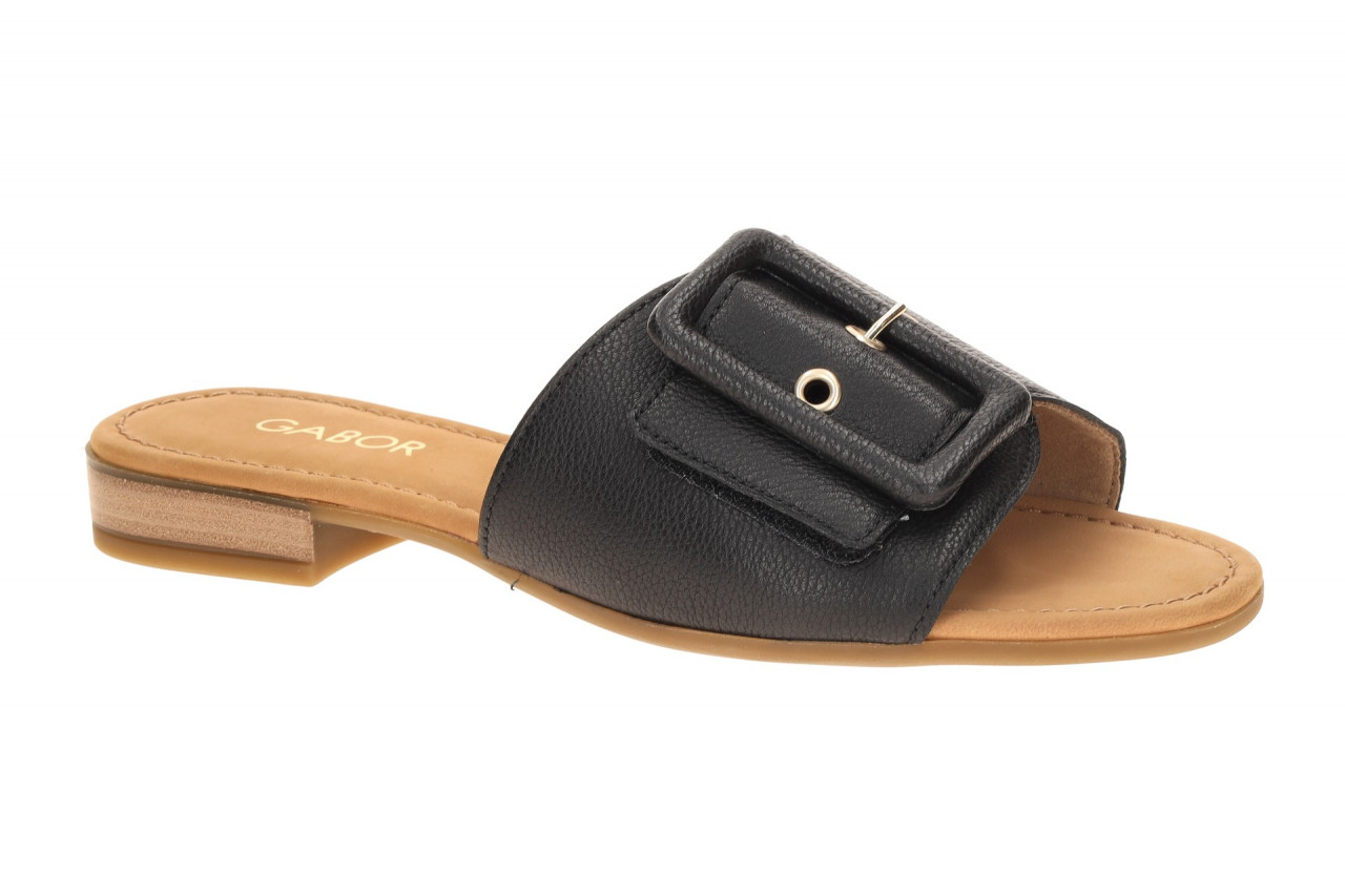 Gabor 82.791.57 schwarz - elegante Pantolette f?r Damen 1 Gabor 82.791.57 schwarz - elegante Pantolette f?r Damen
