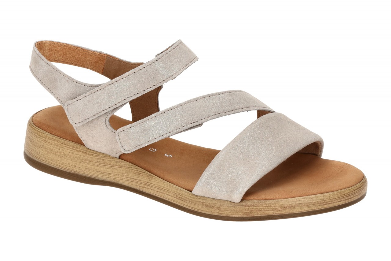 Gabor 62.733.14 grau - Riemchen Sandale f?r Damen 1 Gabor 62.733.14 grau - Riemchen Sandale f?r Damen