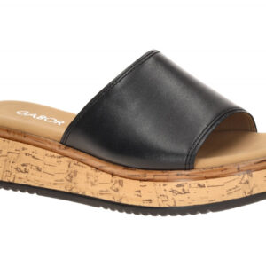 Gabor 82.740.57 schwarz - Pantolette f?r Damen