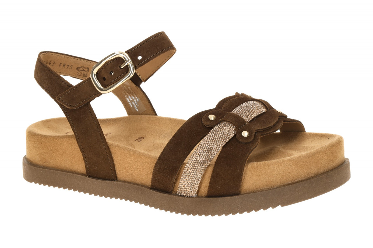 Gabor 83.770.18 dunkel-braun - Riemchen Sandale f?r Damen 1 Gabor 83.770.18 dunkel-braun - Riemchen Sandale f?r Damen