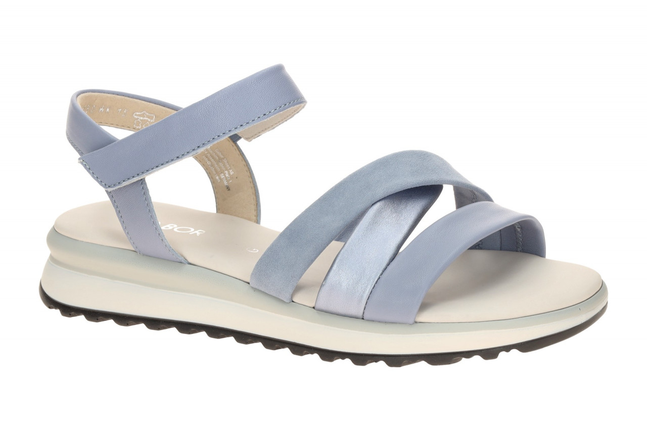 Gabor 82.844.26 hell-blau - Riemchen Sandale f?r Damen 1 Gabor 82.844.26 hell-blau - Riemchen Sandale f?r Damen