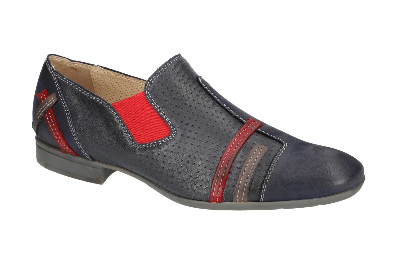 Bello BL187 navy dunkel-blau - elegante Slipper f?r Herren 1 Bello BL187 navy dunkel-blau - elegante Slipper f?r Herren
