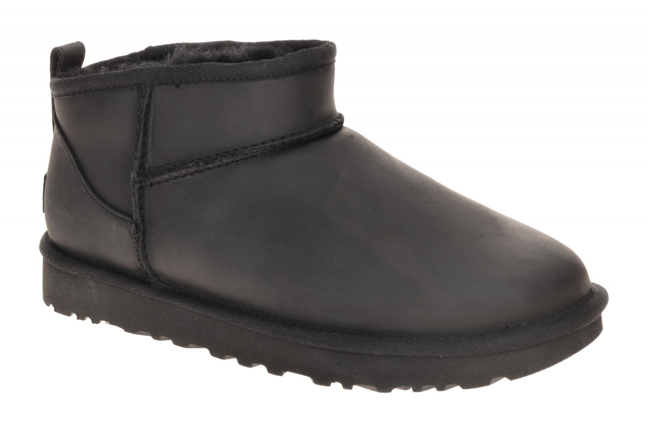 UGG CLASSIC ULTRA MINI LTHR 1174210 BLK schwarz - Winterstiefel f?r Damen 1 UGG CLASSIC ULTRA MINI LTHR 1174210 BLK schwarz - Winterstiefel f?r Damen