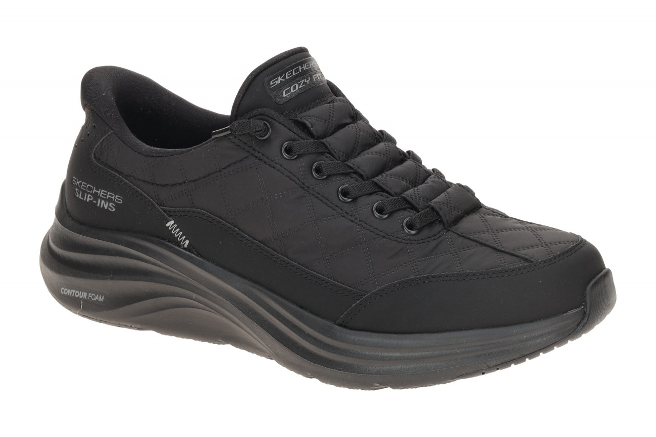 Skechers CONTOUR FOAM 232619 BBK schwarz - bequeme Slipper f?r Herren 1 Skechers CONTOUR FOAM 232619 BBK schwarz - bequeme Slipper f?r Herren