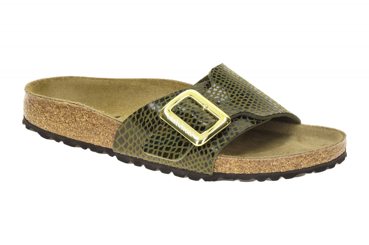 Birkenstock CATALINA CUSHION BUCKLE 1030320 dunkel-gr?n - Pantolette f?r Damen 1 Birkenstock CATALINA CUSHION BUCKLE 1030320 dunkel-gr?n - Pantolette f?r Damen