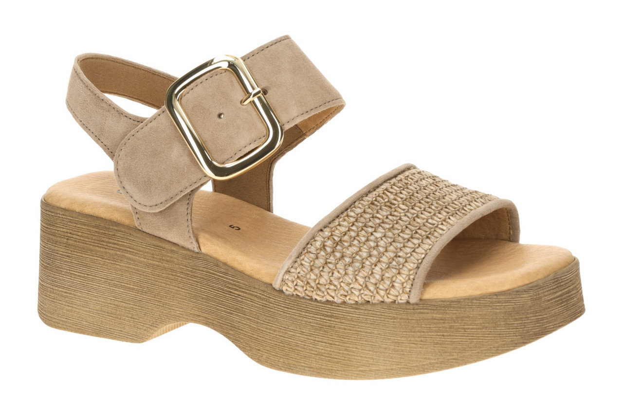 Gabor 84.526.44 beige - Riemchen Sandale f?r Damen 1 Gabor 84.526.44 beige - Riemchen Sandale f?r Damen