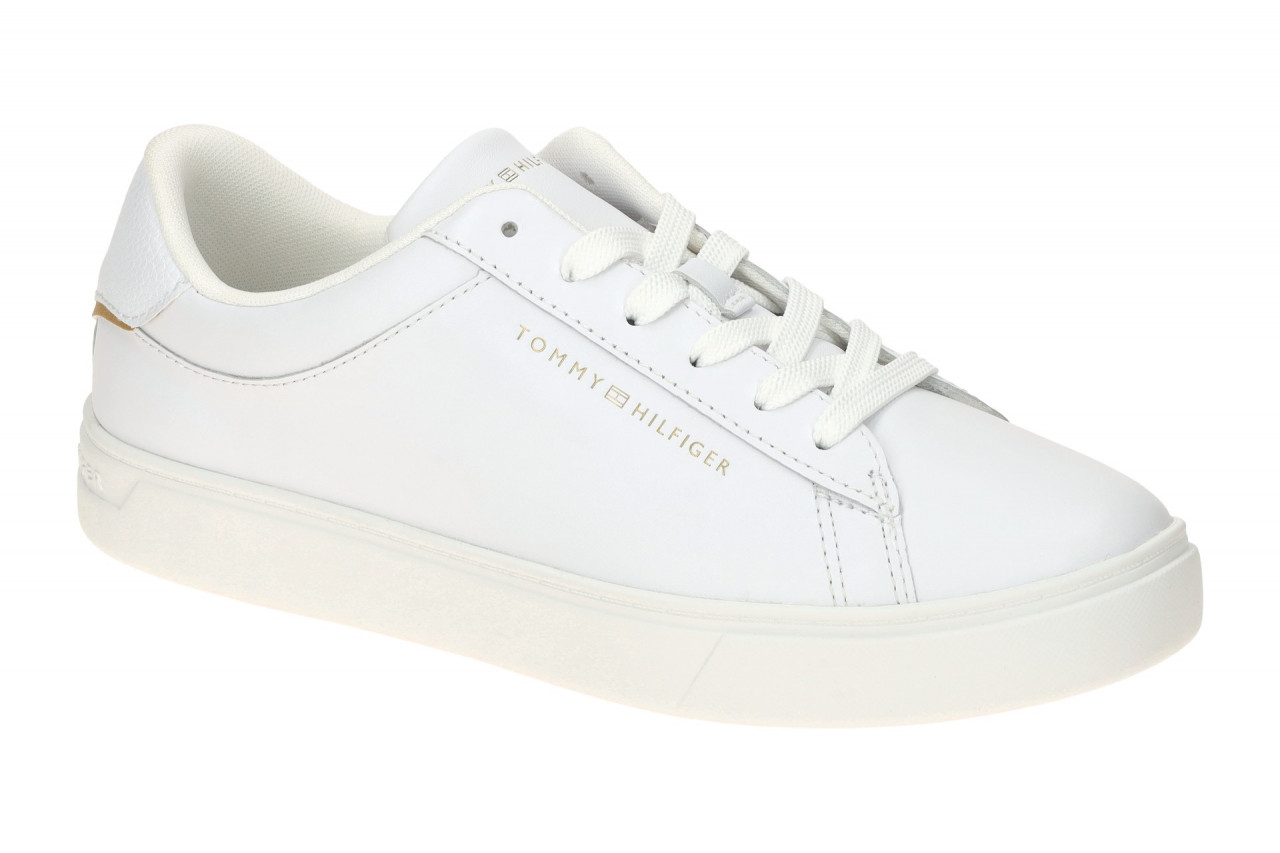 Tommy Hilfiger ESSENTIAL COURT SNEAKER FW08320 YBS wei? - sportliche Halbschu... 1 Tommy Hilfiger ESSENTIAL COURT SNEAKER FW08320 YBS wei? - sportliche Halbschu...