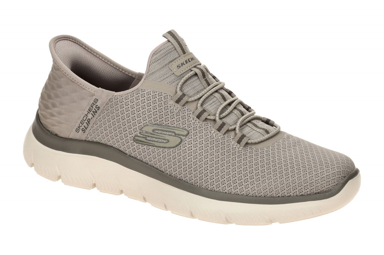 Skechers SUMMITS 232457 TPE taupe - Slipper f?r Herren 1 Skechers SUMMITS 232457 TPE taupe - Slipper f?r Herren