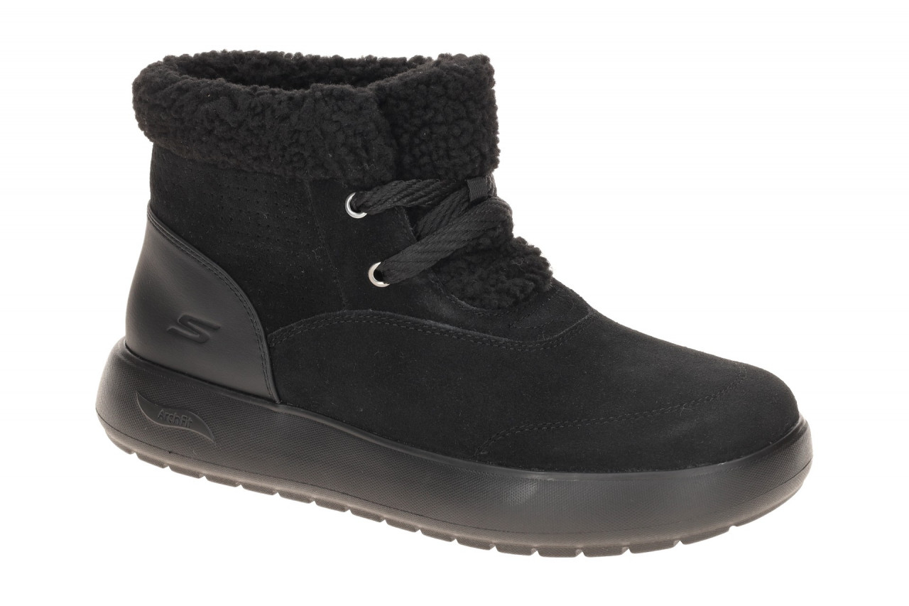 Skechers GO WALK HORIZON BOOT 144722 BBK schwarz - bequeme Stiefelette f?r Damen 1 Skechers GO WALK HORIZON BOOT 144722 BBK schwarz - bequeme Stiefelette f?r Damen