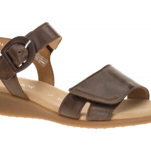 Gabor 82.802.53 braun - Riemchen Sandale f?r Damen