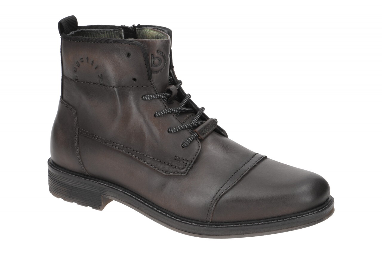 Bugatti MIRATO 331ABU301200 1100 dunkel-grau - bequeme Stiefelette f?r Herren 1 Bugatti MIRATO 331ABU301200 1100 dunkel-grau - bequeme Stiefelette f?r Herren