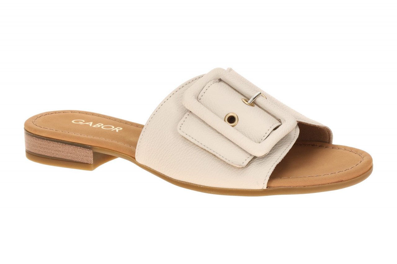 Gabor 82.791.52 beige - elegante Pantolette f?r Damen 1 Gabor 82.791.52 beige - elegante Pantolette f?r Damen