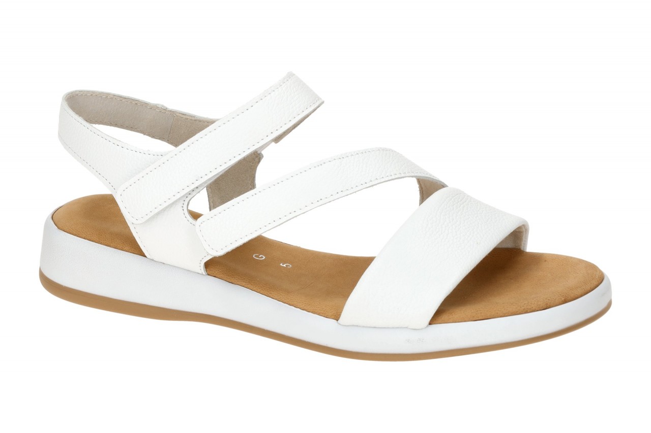 Gabor 82.733.50 wei? - Riemchen Sandale f?r Damen 1 Gabor 82.733.50 wei? - Riemchen Sandale f?r Damen