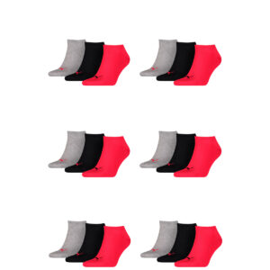 18 Paar Puma Sneaker Invisible Socken Gr. 35 - 49 Unisex für Damen Herren Füßlin...