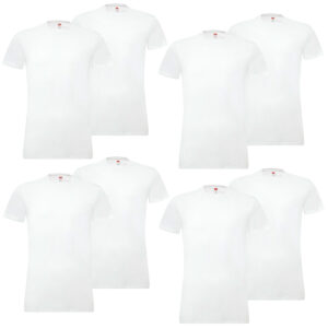 8 er Pack Levis 200SF Crew T-Shirt Men Herren Unterhemd Rundhals