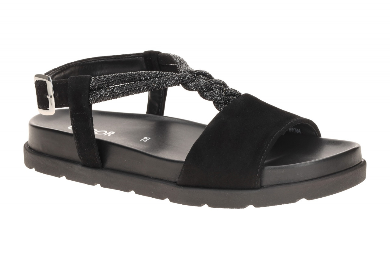 Gabor 84.601.17 schwarz - Sandalette f?r Damen 1 Gabor 84.601.17 schwarz - Sandalette f?r Damen