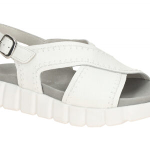 Gabor 82.891.50 wei? - Riemchen Sandale f?r Damen