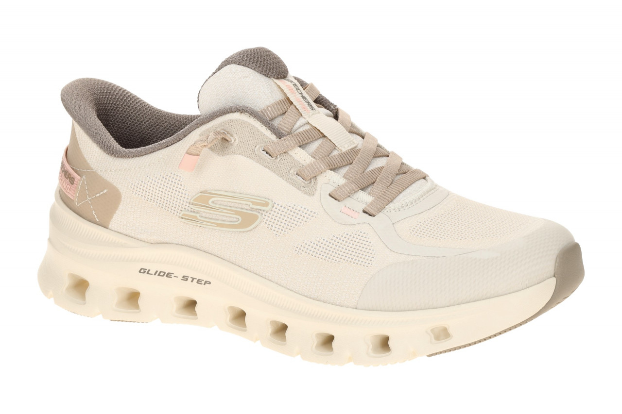 Skechers GLIDE STEP 150428 NTBR beige - sportliche Slipper f?r Damen 1 Skechers GLIDE STEP 150428 NTBR beige - sportliche Slipper f?r Damen