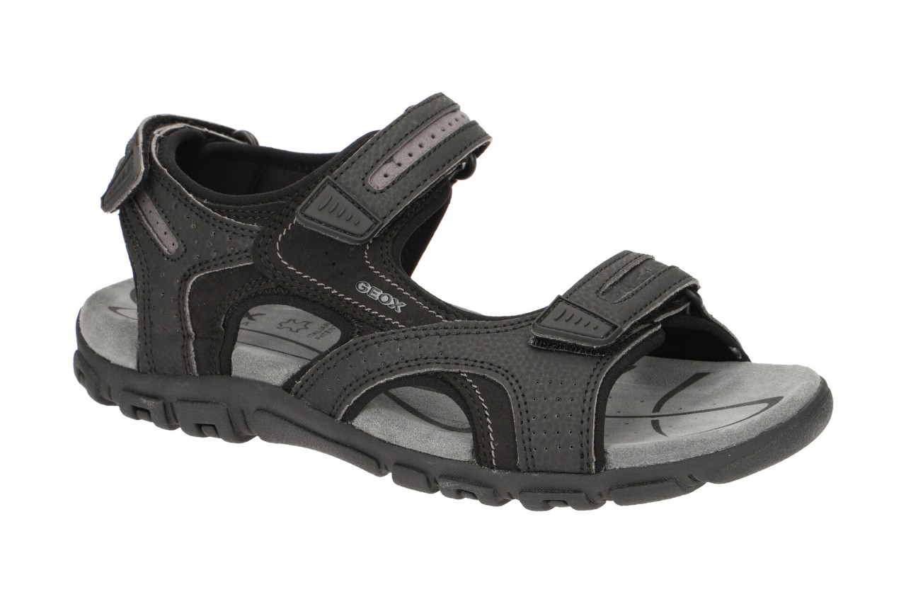 Geox S.STRADA U8224D 050AUC9310 schwarz - Sandale f?r Herren 1 Geox S.STRADA U8224D 050AUC9310 schwarz - Sandale f?r Herren