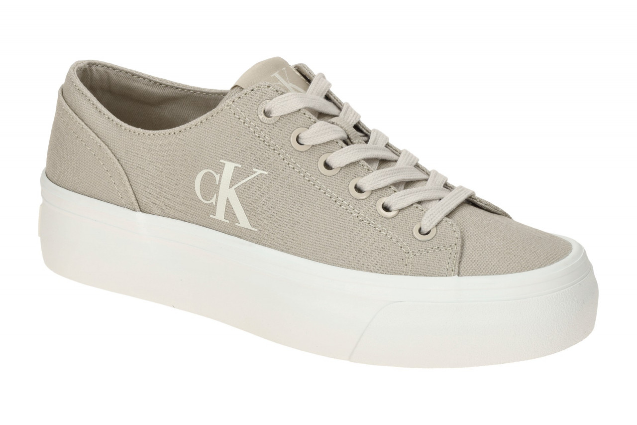 Calvin Klein VULC FLATFORM LOW YW01763 ACF beige - sportliche Halbschuhe f?r ... 1 Calvin Klein VULC FLATFORM LOW YW01763 ACF beige - sportliche Halbschuhe f?r ...