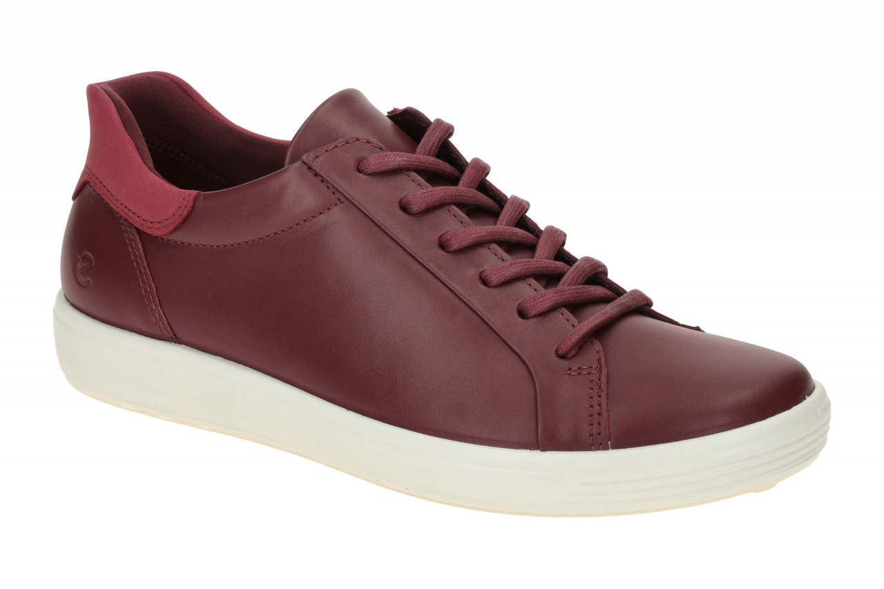 Ecco SOFT 7 EASY SLIP LACE 47084361331 bordo - sportliche Halbschuhe f?r Damen 1 Ecco SOFT 7 EASY SLIP LACE 47084361331 bordo - sportliche Halbschuhe f?r Damen