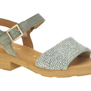 Gabor 82.814.64 gr?n - Sandalette f?r Damen
