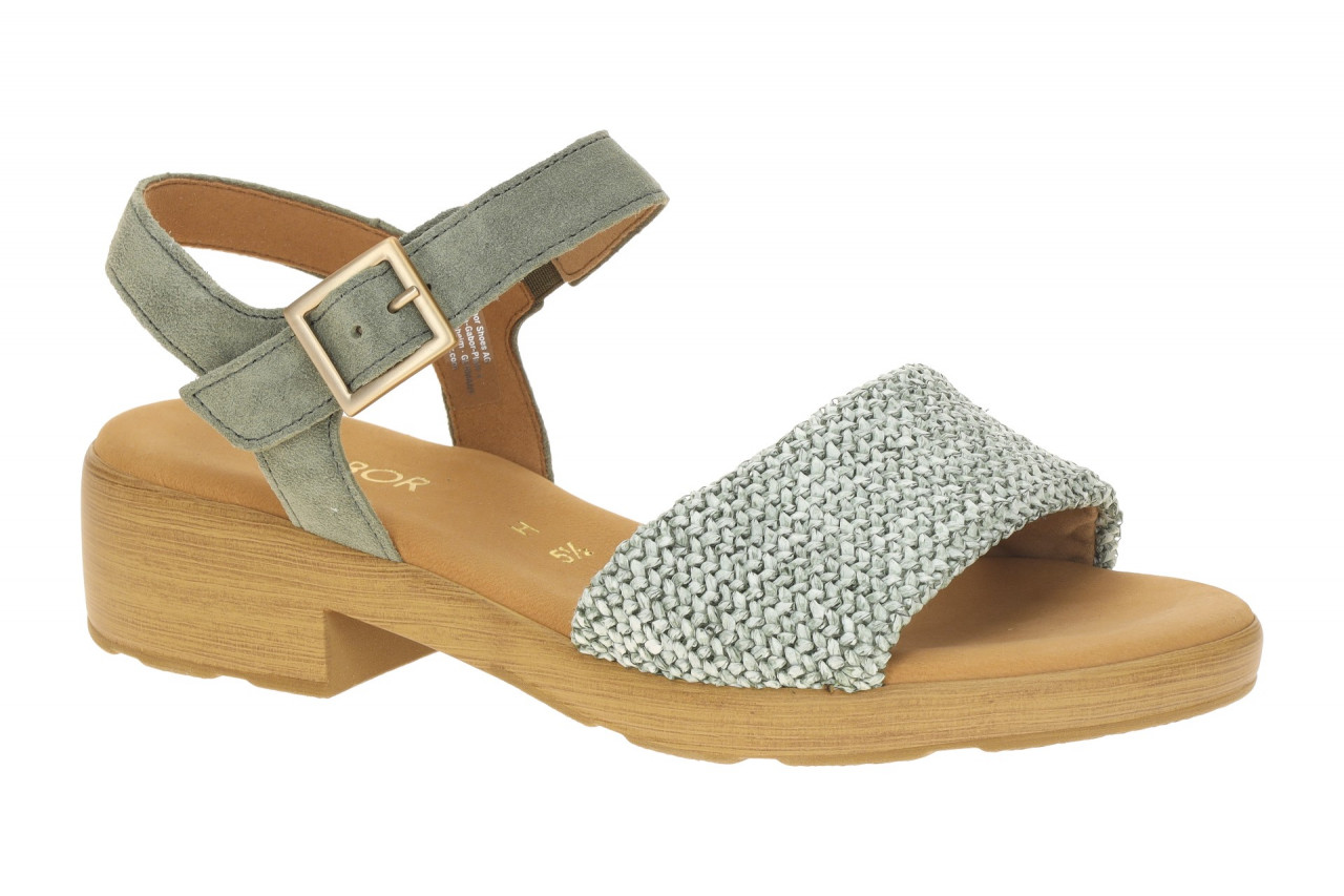 Gabor 82.814.64 gr?n - Sandalette f?r Damen 1 Gabor 82.814.64 gr?n - Sandalette f?r Damen