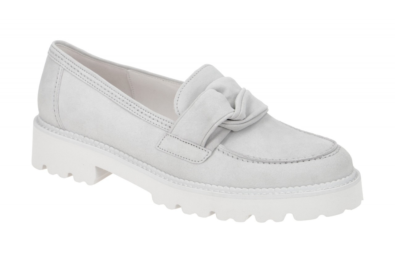 Gabor 25.242.19 hell-grau - elegante Slipper f?r Damen 1 Gabor 25.242.19 hell-grau - elegante Slipper f?r Damen