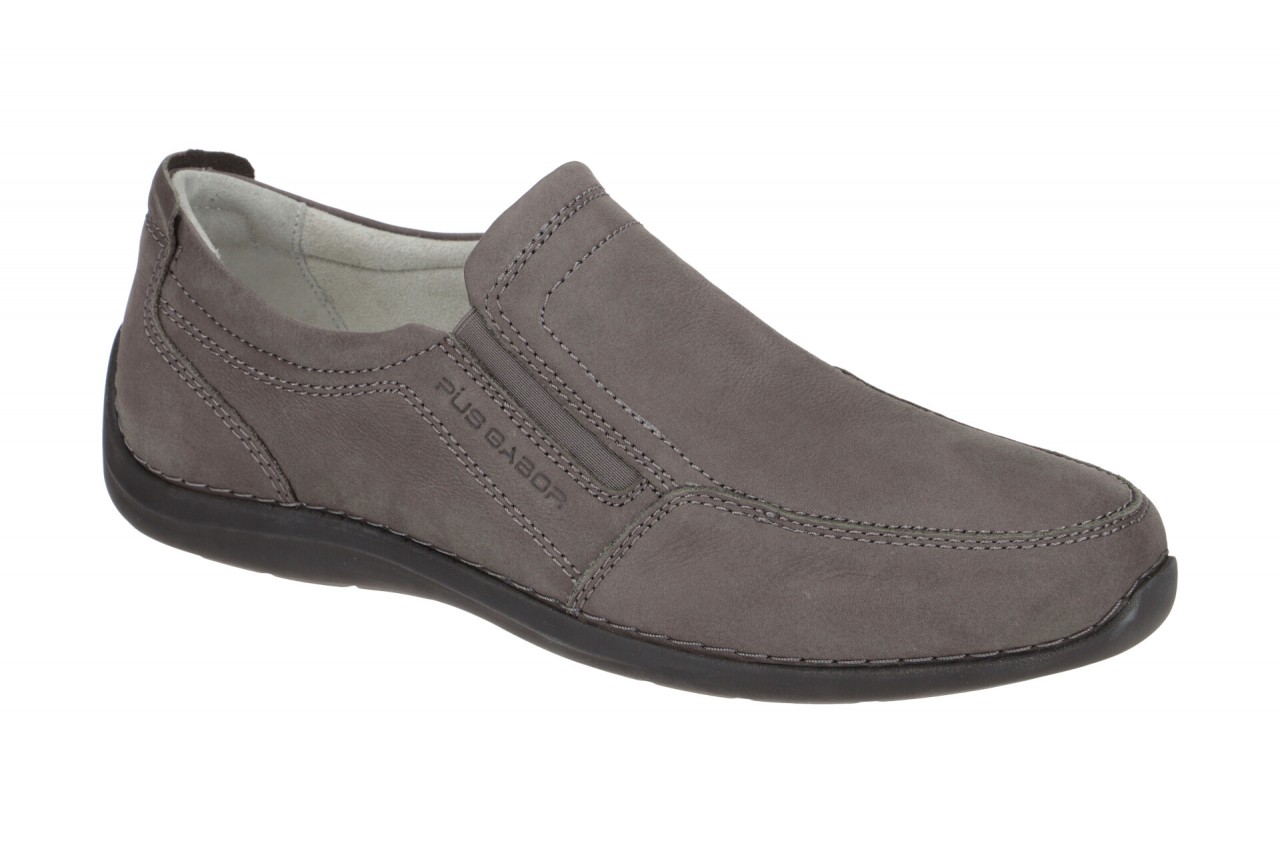 Pius Gabor 1033.11.02 dunkel-grau - sportliche Slipper f?r Herren 1 Pius Gabor 1033.11.02 dunkel-grau - sportliche Slipper f?r Herren