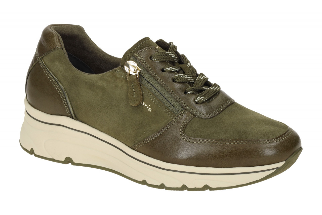 Tamaris Schuhe Sneaker gr?n olive 1-23711-42 1 Tamaris Schuhe Sneaker gr?n olive 1-23711-42