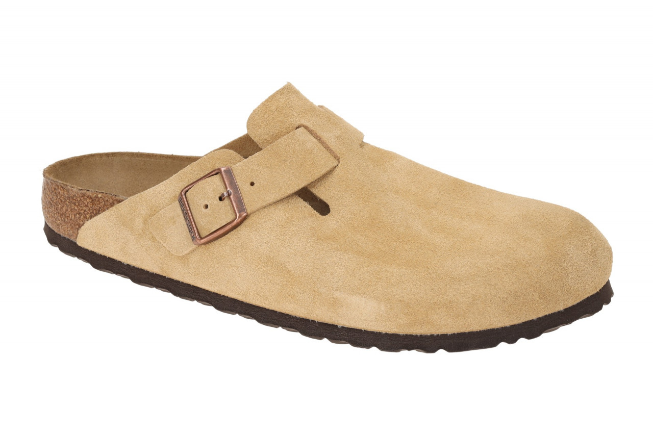 Birkenstock BOSTON BS 1026164 beige - bequeme Pantoletten f?r Herren 1 Birkenstock BOSTON BS 1026164 beige - bequeme Pantoletten f?r Herren