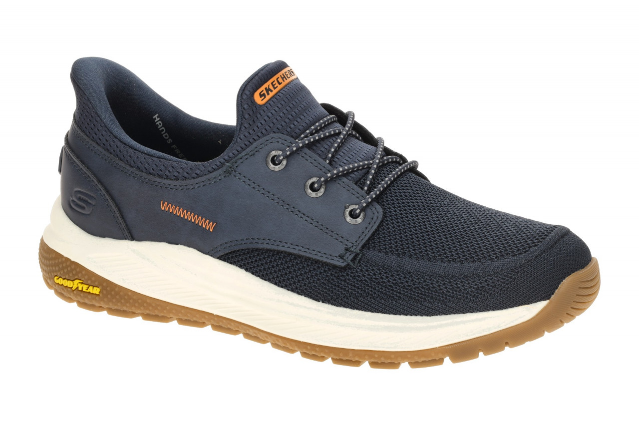 Skechers MEROE 205467 NVY blau - bequeme Halbschuhe f?r Herren 1 Skechers MEROE 205467 NVY blau - bequeme Halbschuhe f?r Herren
