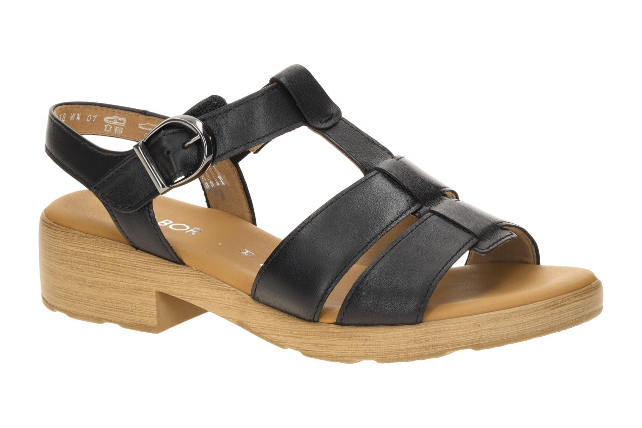 Gabor 82.813.57 schwarz - Sandalette f?r Damen 1 Gabor 82.813.57 schwarz - Sandalette f?r Damen
