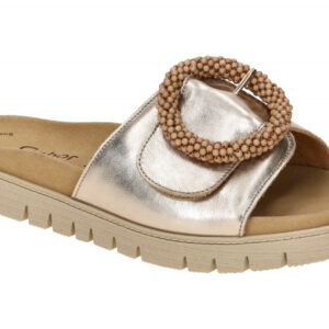 Gabor 83.745.62 grau - Pantolette f?r Damen