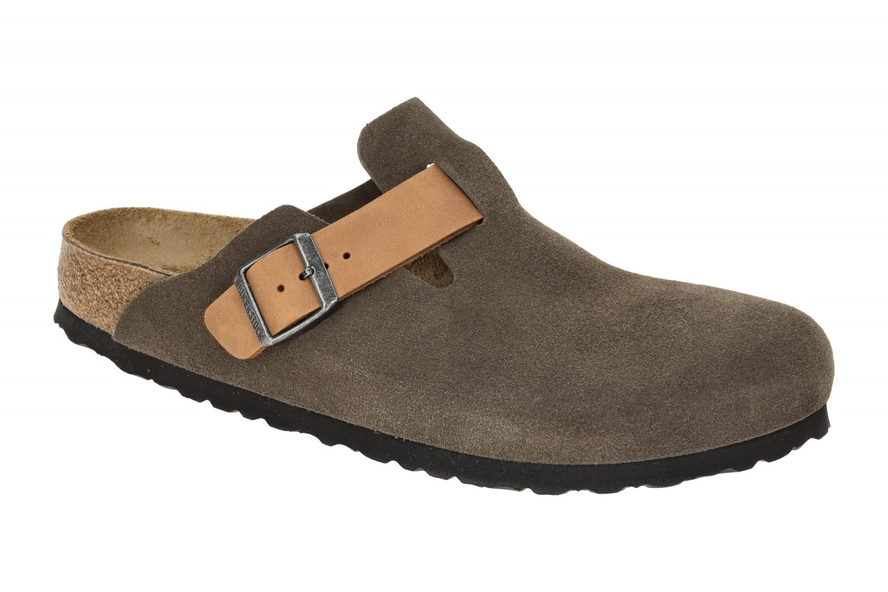 Birkenstock BOSTON BS 1029193 grau - bequeme Pantoletten f?r Herren 1 Birkenstock BOSTON BS 1029193 grau - bequeme Pantoletten f?r Herren