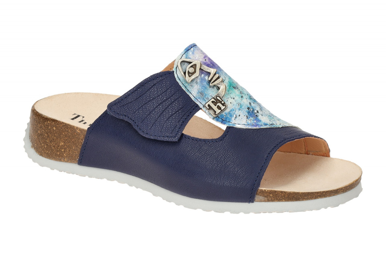 Think MIZZI 3-000124-8150 dunkel-blau - bequeme Pantolette f?r Damen 1 Think MIZZI 3-000124-8150 dunkel-blau - bequeme Pantolette f?r Damen