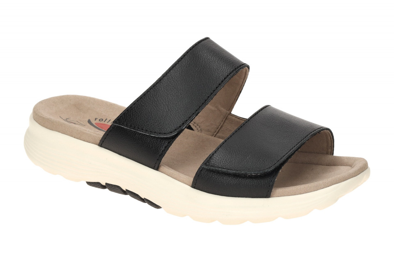 Gabor ROLLINGSOFT 86.811.57 schwarz - bequeme Pantolette f?r Damen 1 Gabor ROLLINGSOFT 86.811.57 schwarz - bequeme Pantolette f?r Damen