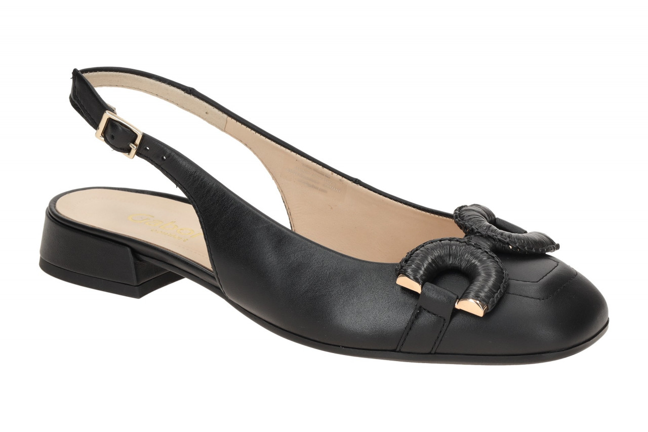 Gabor RHODOS 62.243.57 schwarz - Sling Pumps f?r Damen 1 Gabor RHODOS 62.243.57 schwarz - Sling Pumps f?r Damen