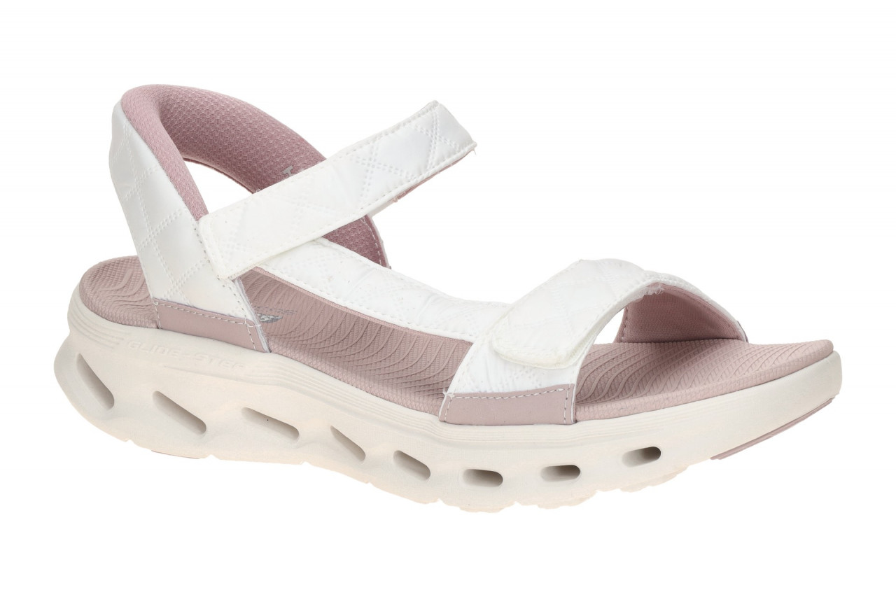 Skechers GO WALK GLIDE STEP 2.0 SANDAL 141276 WPK wei? - Sandalette f?r Damen 1 Skechers GO WALK GLIDE STEP 2.0 SANDAL 141276 WPK wei? - Sandalette f?r Damen